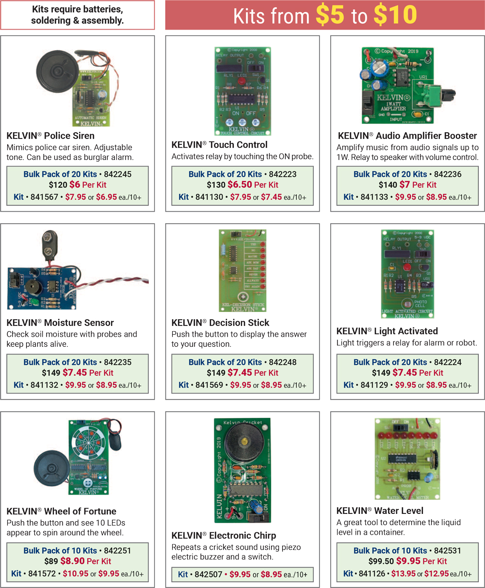 KELVIN® Electronic Kits 2
