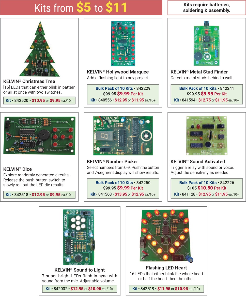 KELVIN® Electronic Kits 3